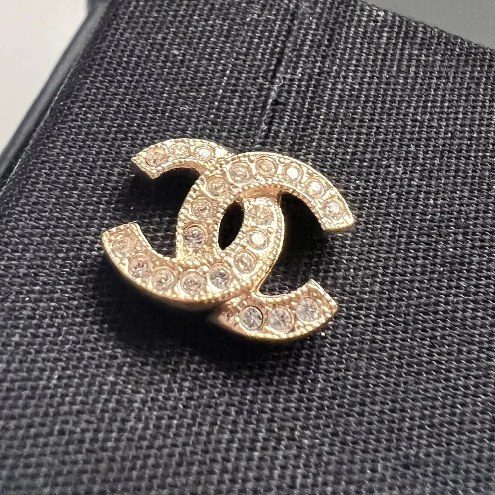 🔥CHANEL Crystal CC Earrings